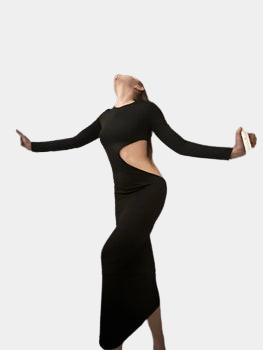 Bodycon Side Cut Out Dress S