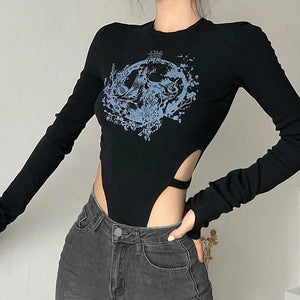 Bodysuit With Cut Out