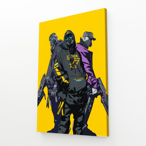 Bold Colors Cyberpunk Art | CYBER TECHWEAR®