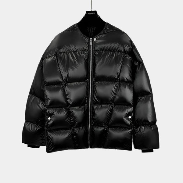 Bomber Black Leather Jacket