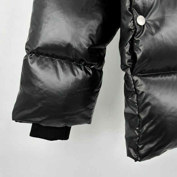 Bomber Black Leather Jacket