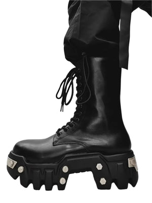 Boots Black Platform Men