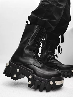 Boots Black Platform Men