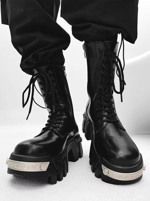 Boots Black Platform Men