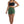 Booty Green Shorts - product view on white background