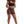 Booty Shorts Brown - product view on white background