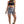 Booty Shorts Grey Push Up - product view on white background