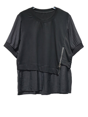 Boxy Black T Shirt Women