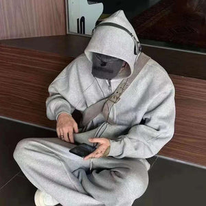 Boxy Style Cyberpunk Hoodie