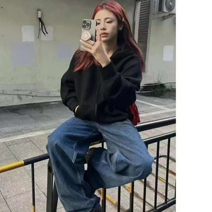 Boxy Style Cyberpunk Hoodie