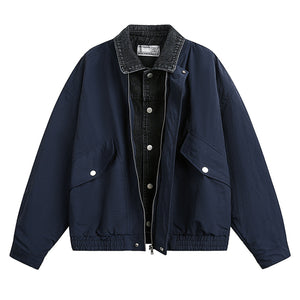 Breasted Zipper Spring Jacket Women