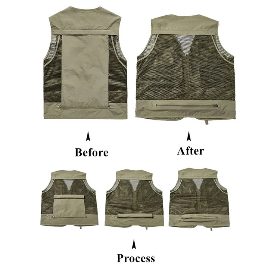 Breathable Mesh Utility Vest | CYBER TECHWEAR® Breathable Mesh Utility Vest | CYBER TECHWEAR®