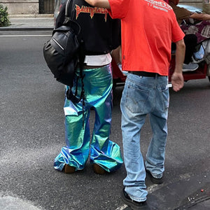 Bright Flared Cyberpunk Pants