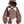 Brown Cut-out Women Hoodie