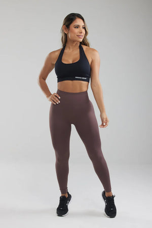 Brown Leggings Scrunch Butt