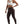 Brown Scrunch Butt Leggings - product view on white background