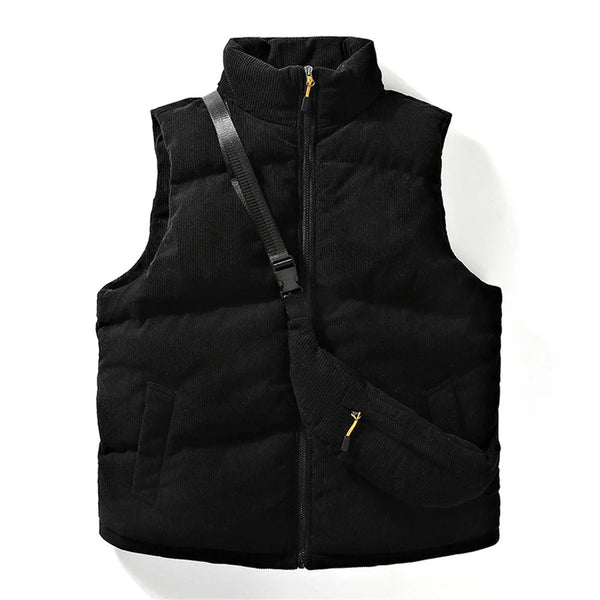 Brown Utility Vest Mens