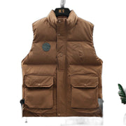 Braune Winter Utility Vest