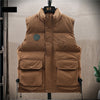 Brown Winter Utility Vest