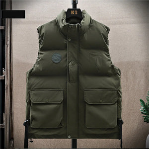 Brown Winter Utility Vest