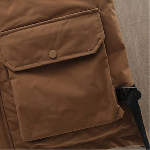 Brown Winter Utility Vest