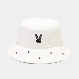 Bucket Hat Cartoon Rabbit