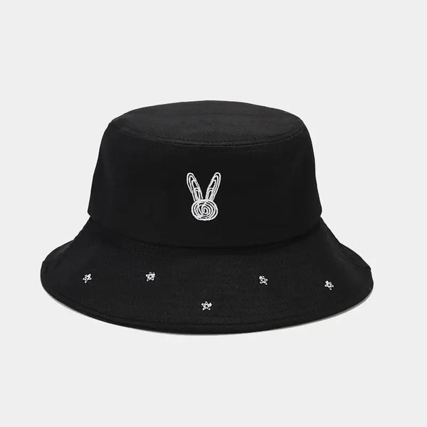 Bucket Hat Cartoon Rabbit
