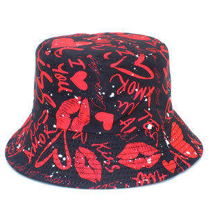 Bucket Hat Cotton Heart