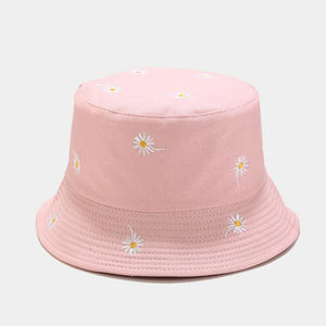 Bucket Hat flower embroidery