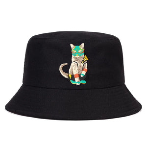 Bucket Hat Japanese Cat