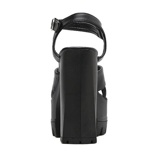 Buckle Chunky Sandals Comfortable\