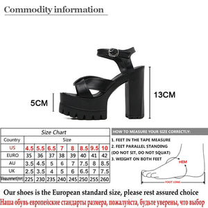 Buckle Chunky Sandals Comfortable