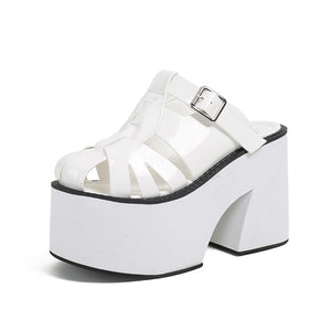 Buckle Decor Y2K Shoes