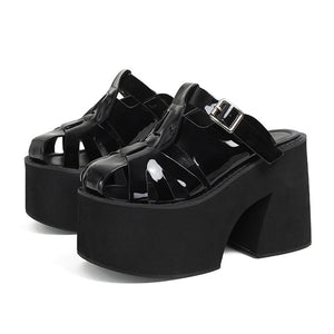 Buckle Decor Y2K Shoes