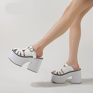Buckle Decor Y2K Shoes
