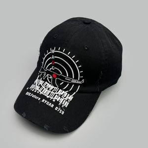Bull's-eye Cross Embroidery Y2K Caps