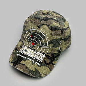Bull's-eye Cross Embroidery Y2K Caps