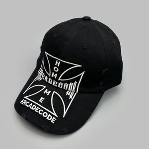 Bull's-eye Cross Embroidery Y2K Caps