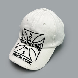 Bull's-eye Cross Embroidery Y2K Caps