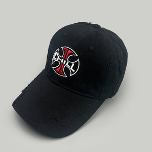 Bull's-eye Cross Embroidery Y2K Caps