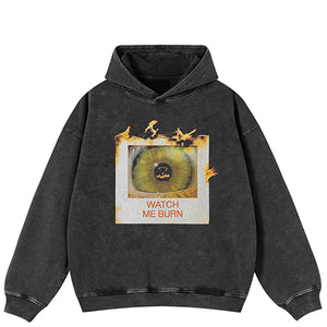 Burn Eye Y2K Graphic Hoodie
