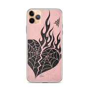 Burning Heart Y2K Phone Case