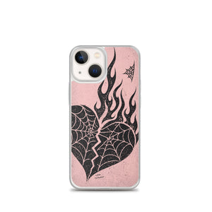 Burning Heart Y2K Phone Case