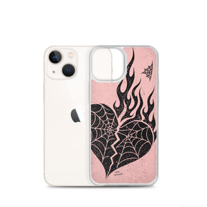 Burning Heart Y2K Phone Case
