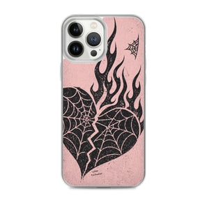 Burning Heart Y2K Phone Case