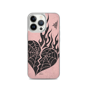 Burning Heart Y2K Phone Case