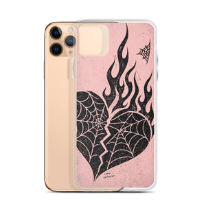 Burning Heart Y2K Phone Case