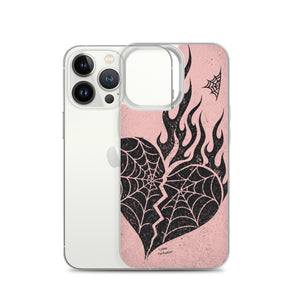 Burning Heart Y2K Phone Case