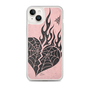 Burning Heart Y2K Phone Case
