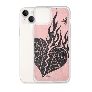 Burning Heart Y2K Phone Case
